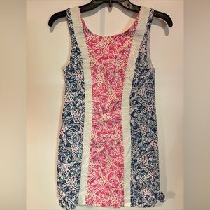 Lilly Pulitzer $198 Alexa Shift Dress Pop Up Summer Remix Patch - Size 0